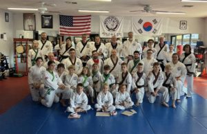 2 standing and kneeling